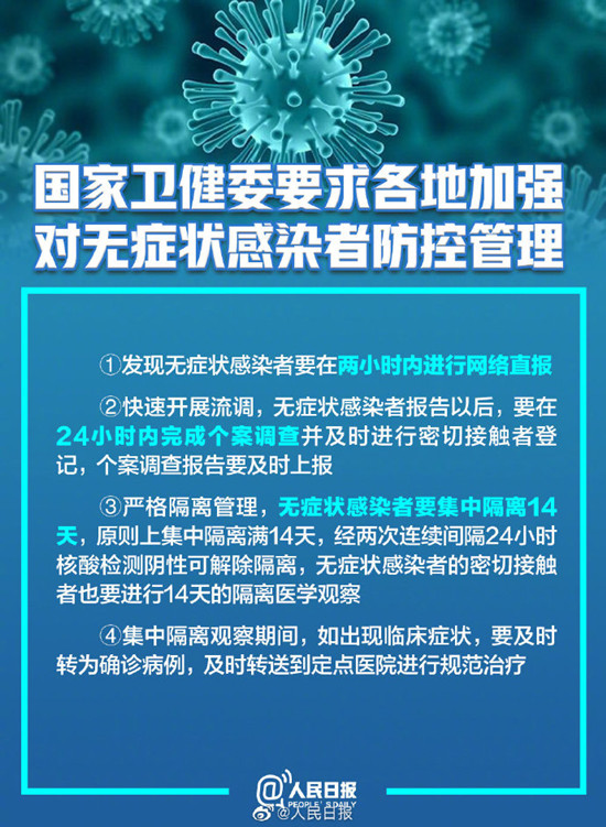常识积累:9图了解无症状感染者 常识积累:9图了解无症状感染者
